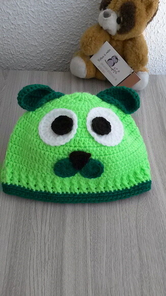 Touca de Croche cachorrinho