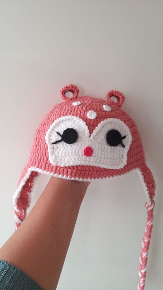 Touca de Croche cervo