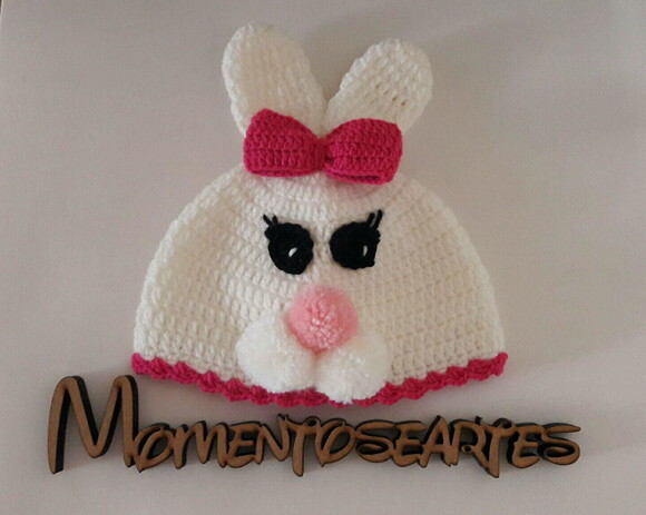 Touca de Croche Coelho