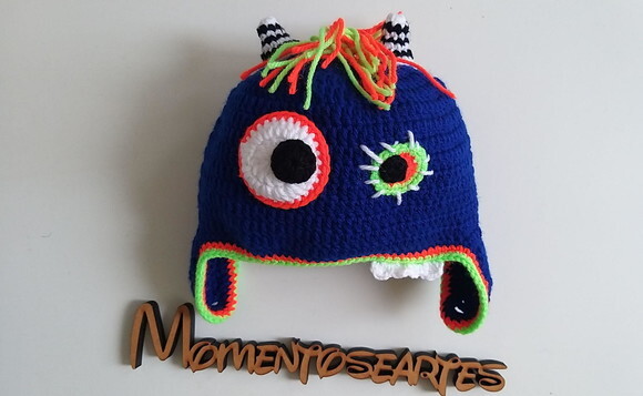 Touca de Croche monstros