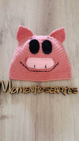 Touca de Croche piggie