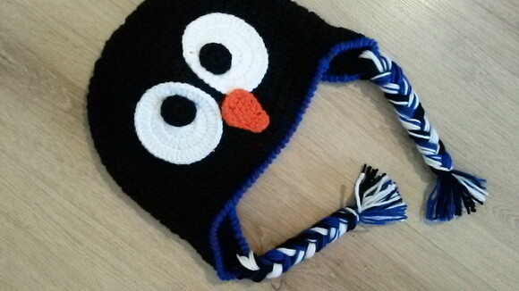 Touca de Croche Pingoin