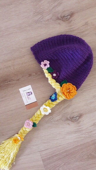 Touca de Croche rapunzel