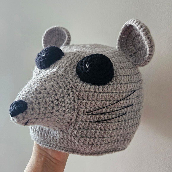 Touca de Croche Rato