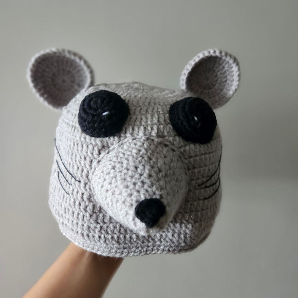 Touca de Croche Rato