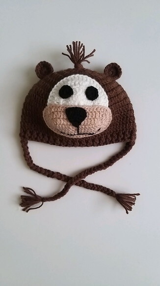 Touca de Croche urso