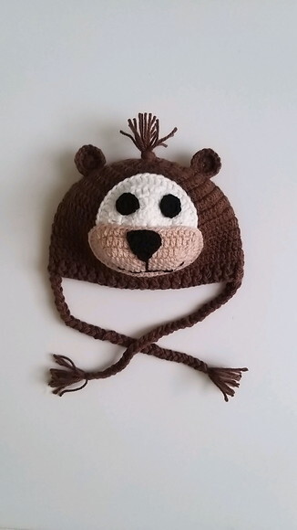 Touca de Croche urso