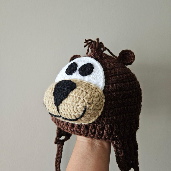 Touca de Croche urso