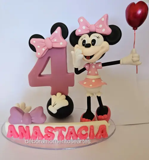 Topo de bolo biscuit personalizado