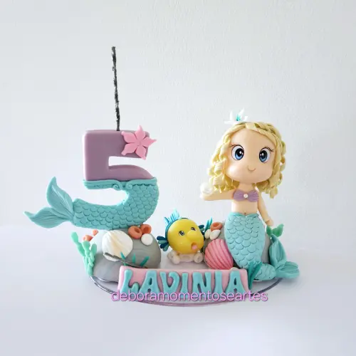 Topo de bolo biscuit personalizado