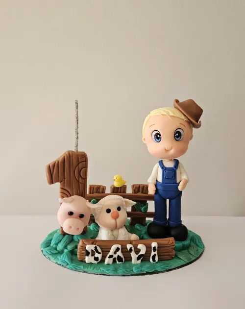 Topo de bolo biscuit personalizado