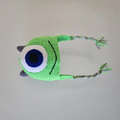Toucas de crochê divertidas monstro sa