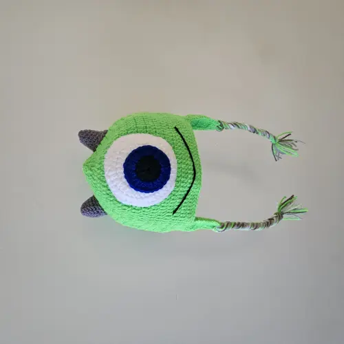 Toucas de crochê divertidas monstro sa