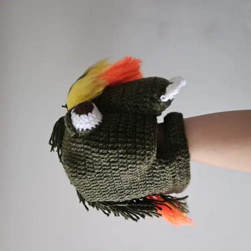 Toucas de crochê divertidas dinossauro dinodan