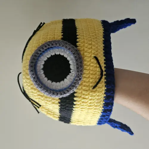 Toucas de crochê divertidas Minions