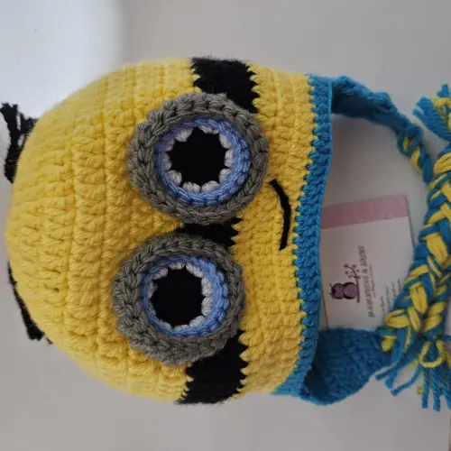 Toucas de crochê divertidas Minions