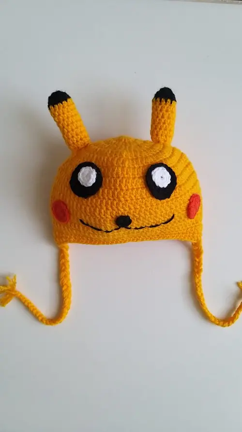 Toucas de crochê divertidas pokemon