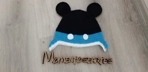 Toucas de crochê divertidas Mickey