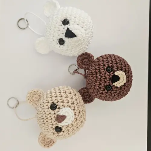 Lembrancinhas safari amigurumi chaveirinhos