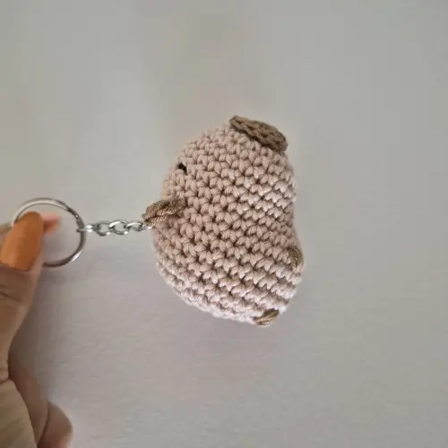 Lembrancinhas capivara amigurumi chaveirinhos