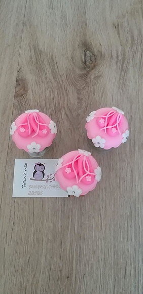 10 Lembrancinha Potinho Bailarina Biscuit