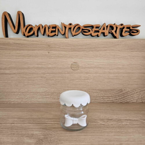 10 Lembrancinha Potinho Vidro Decorado