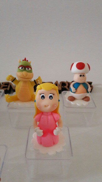 10 Lembrancinhas do Mario Bross Biscuit Caixinha