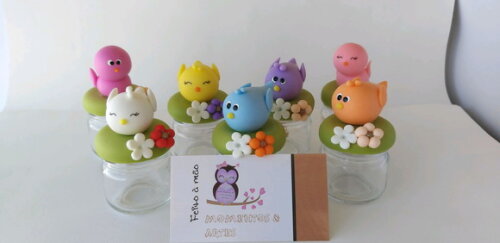 10 Potinhos de Vidro Jardim com Etiqueta Personalizada