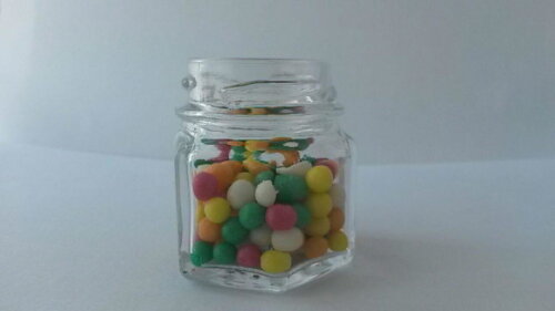 10 Potinhos de Vidro Lembrancinhas Corujinhas Biscuit