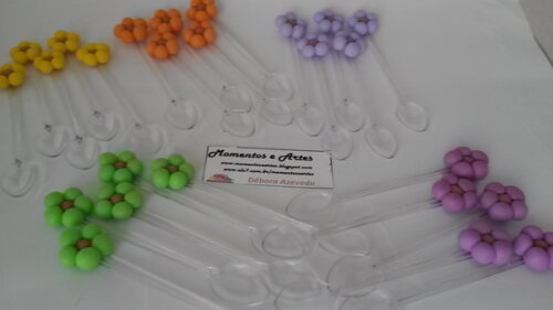 10 Potinhos de Vidro Lembrancinhas Corujinhas Biscuit