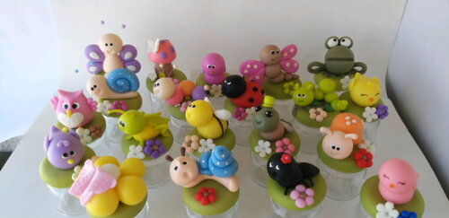 10 Potinhos Vidro Lembrancinhas Bichinhos Jardim