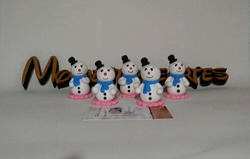Apliques boneco de neve