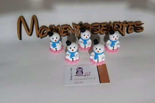 Apliques boneco de neve