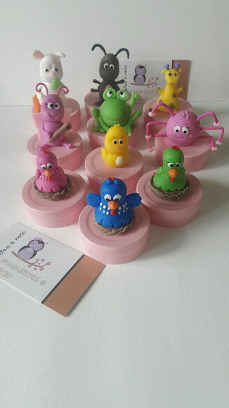 Apliques para Lembrancinha Galinha Pintadinha
