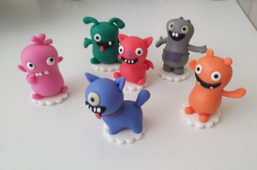Apliques Ugly Dolls Biscuit