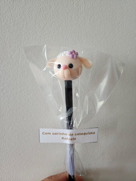 Kit 15 Lápis Ovelhinhas Lembrancinhas