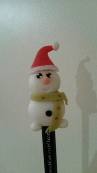 Lápis Boneco de Neve Lembrancinhas