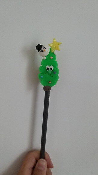 Lapis com Ponteira Arvore de Natal