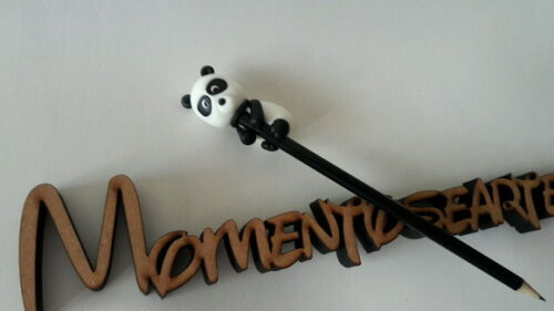 Lápis com Ponteira panda