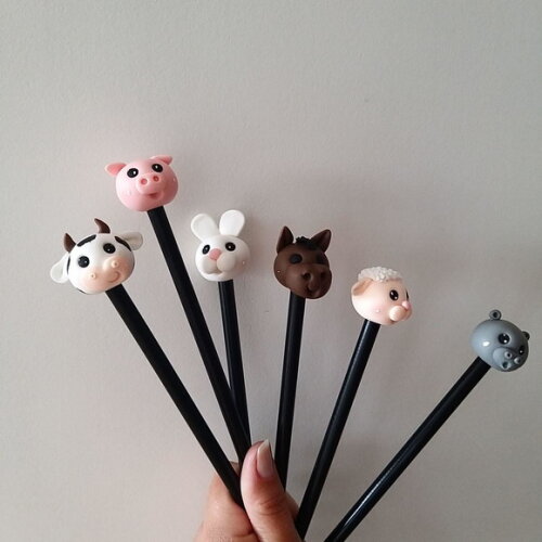 Lápis Lembrancinha Animais Fazendinha