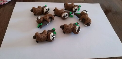 Lembrancinhas bicho preguiça imã