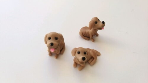 Mini Cãozinho em Biscuit