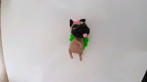 Mini Pug em Biscuit