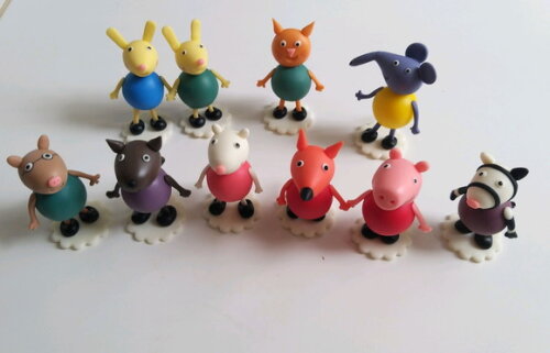 miniaturas turma porquinhos apliques ou enfeites