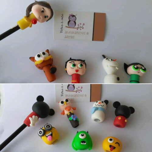 Ponteira de Caneta Bic Lembrancinhas Biscuit