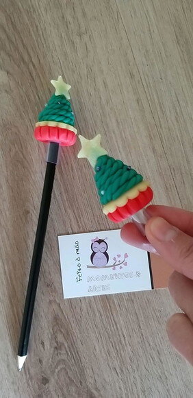 Ponteiras árvore de natal lembrancinhas biscuit