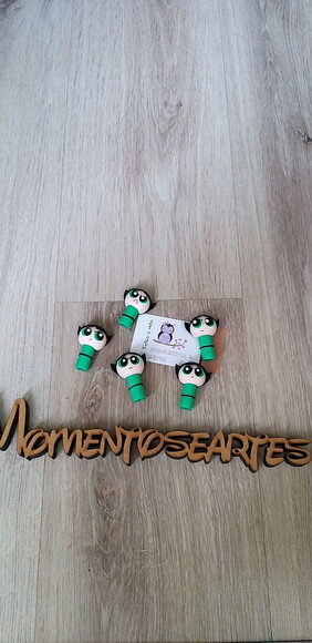 Ponteiras para Caneta Bic Poderosas Lembrancinhas Biscuit