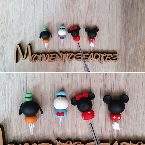 Ponteiras Turma Mickey Mouse Biscuit