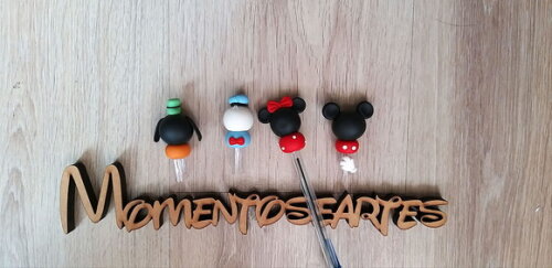 Ponteiras Turma Mickey Mouse Biscuit