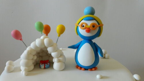 Topo Bolo Pinguim